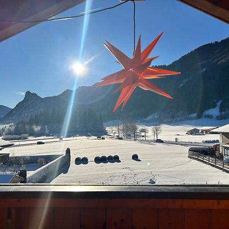 Ferienwohnung Mit Bergblick Unterammergau Exteriör bild