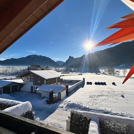 Ferienwohnung Mit Bergblick Unterammergau Exteriör bild