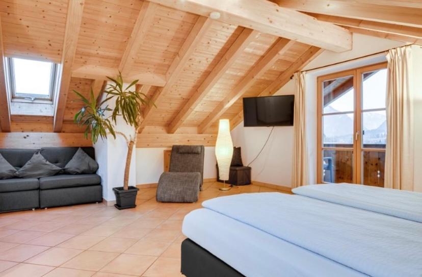 Ferienwohnung Mit Bergblick Unterammergau Exteriör bild