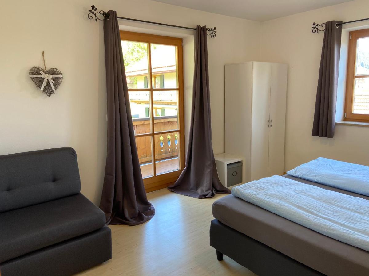 Ferienwohnung Mit Bergblick Unterammergau Exteriör bild
